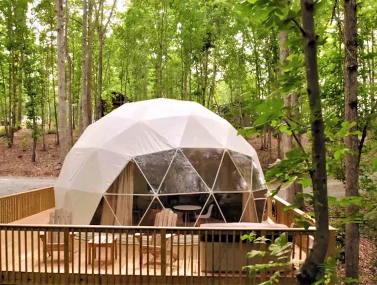 Unique glamping sites in North America