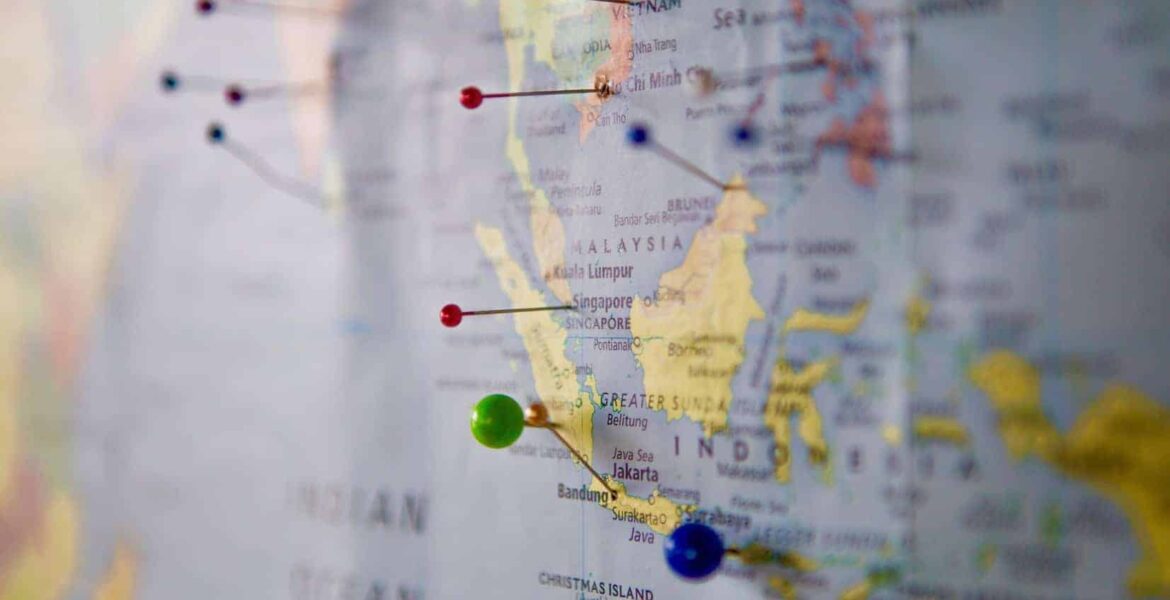 budget backpacking route through Southeast Asia