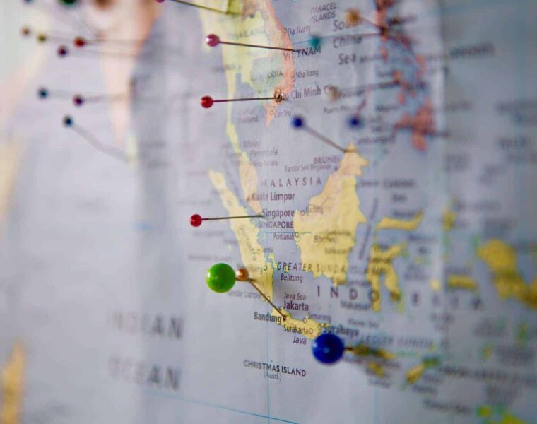 budget backpacking route through Southeast Asia