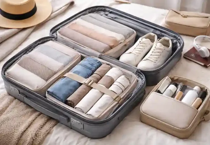 how to pack light for a two week international trip