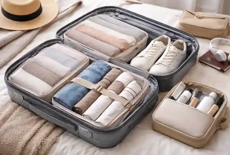 how to pack light for a two week international trip