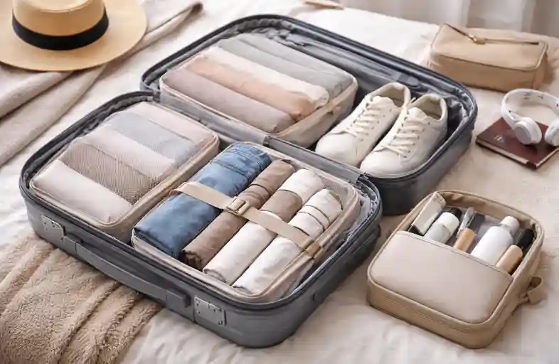 how to pack light for a two week international trip